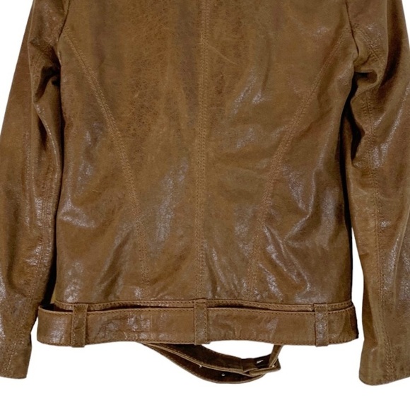 AS by DF Leather Moto Jacket Size Small - Picture 6 of 11
